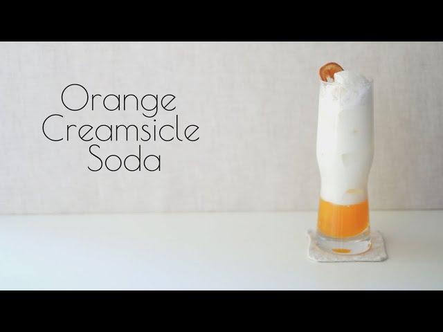 Relaxing Home Cafe - Orange Creamsicle Soda / 오렌지 아이스크림 소다/ オレンジアイスクリームソーダ
