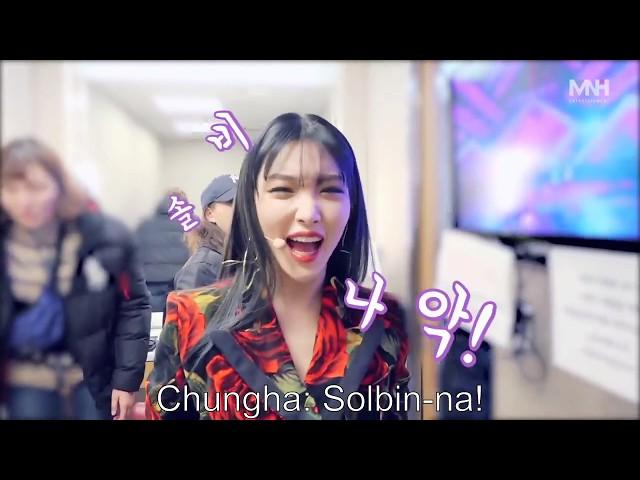 [Eng Sub] Chungha and Solbin being besties