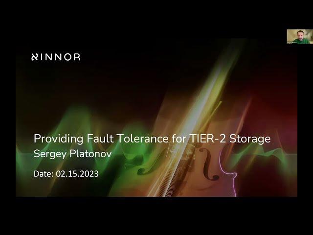 2023 Stanford Conference - Xinnor  - Providing Fault Tolerance for TIER-2 Storage