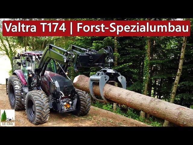 Valtra T174 | Forst-Spezialumbau | Bagger- und Forstservice Schwer