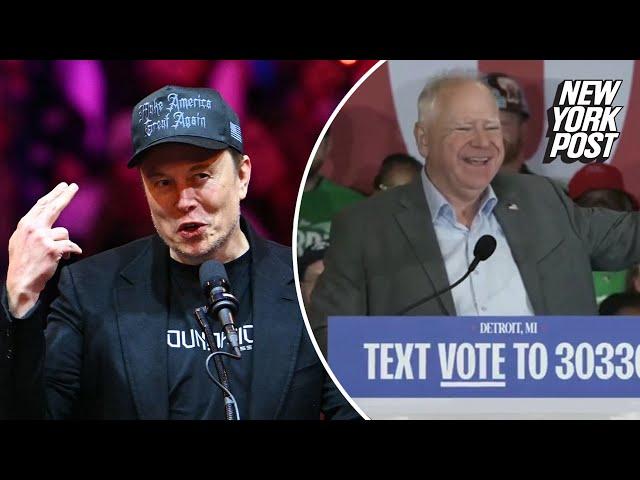 Tim Walz refers to Elon Musk as 'that gay guy'