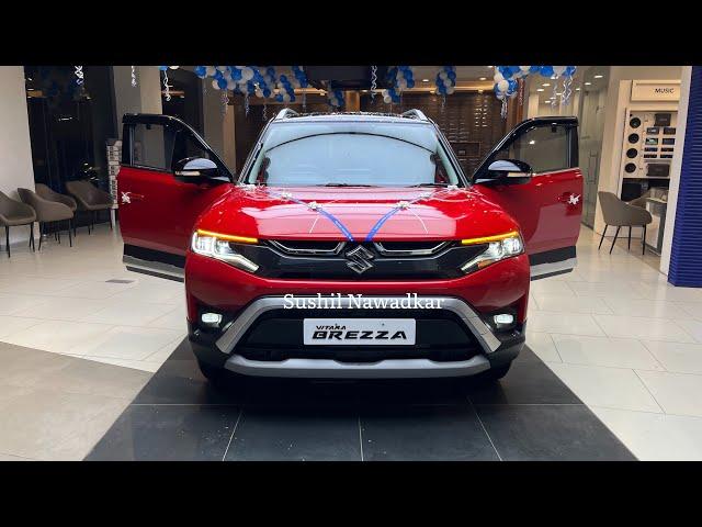 First look of Hot & Techy Brezza 2024 in showroom | Sushil Nawadkar