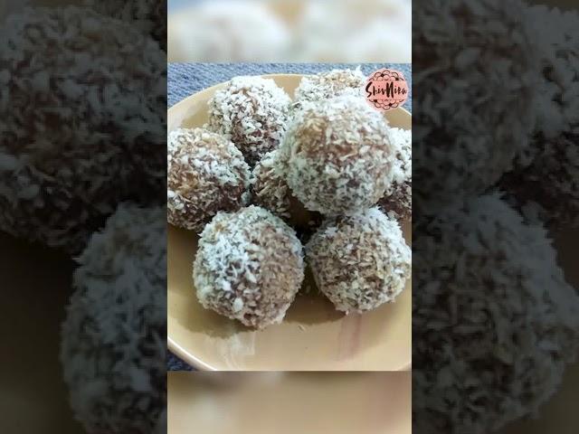 Chocolate Coconut ladoo #Shorts #ytshorts #youtubeshorts #Rakhispecial