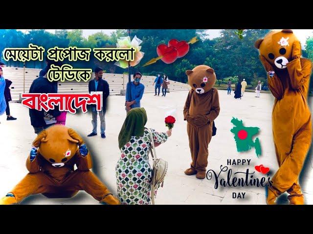 মেয়েটা প্রপোজ করলো টেডিকে | Happy Propose day | Mr Teddy Bear | বাংলার হাসির ফেরিওয়ালা