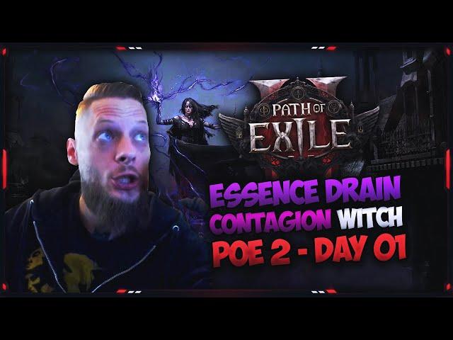 [PATH OF EXILE 2] – ESSENCE DRAIN & CONTAGION WITCH – POE 2 EARLY ACCESS – DAY 01!