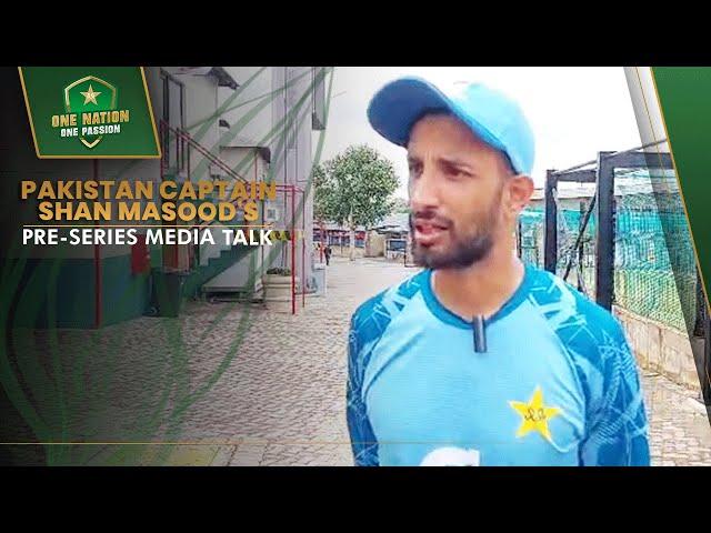 Pakistan Captain Shan Masood's Pre-Series Media Talk | Pakistan vs South Africa Tests | PCB | MA2A