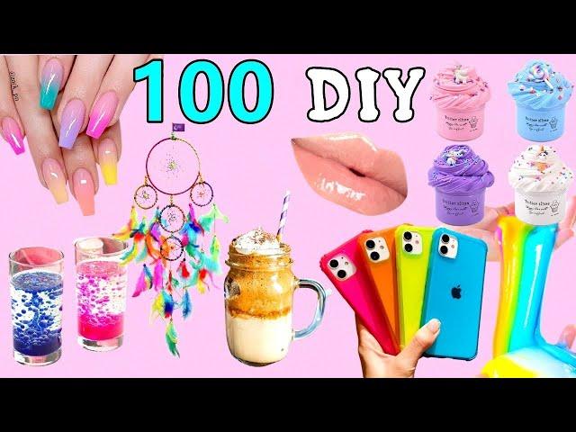 100 DIY - PROJETS DE DIY FACILES EN 5 MINUTES - DÉCORATION DE LA PIÈCE, CASE DE PORTABLE et plus