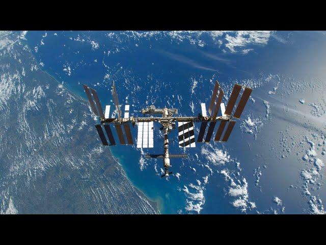 International Space Station NASA View With Map - 5906 - 2024-07-06