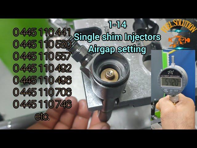 How to Repair Single shim Injectors | 1-14 Injector repair | bosch stage 3 injector repair