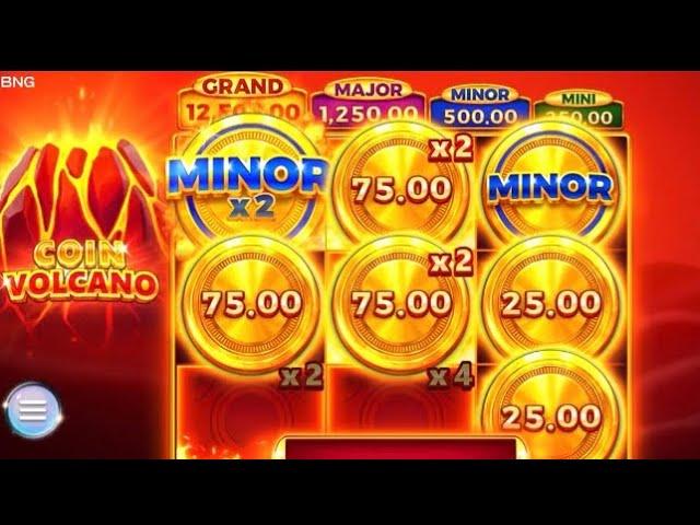 Coin Volcano Slot Game Superb Bonus Win, BNG Gaming