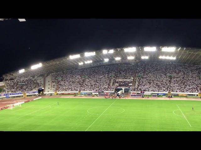 HAJDUK V EVERTON 24.8.2017-DALMACIJO-32 000 Croatians sing Dalmacijo at stadion Poljud