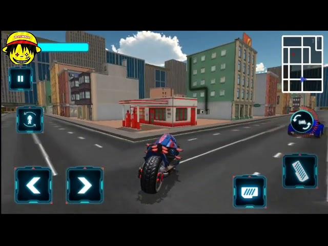 BIKE car ROBOT gangster RAMPAGE   Transformers