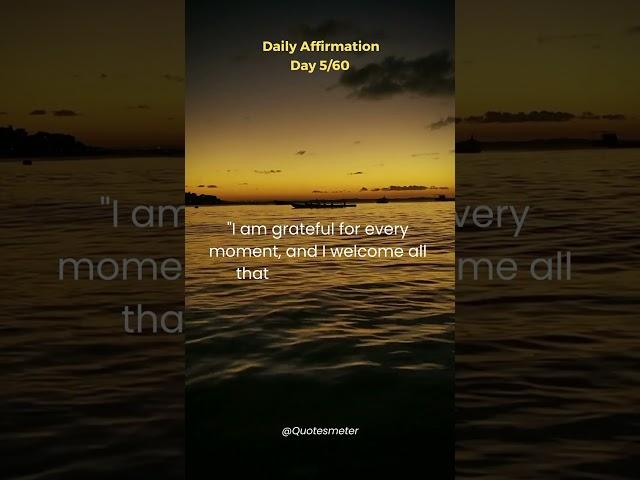 Empower Your Mind: Daily Affirmation Series - Day 5 #dailyaffirmations #affirmations #viral