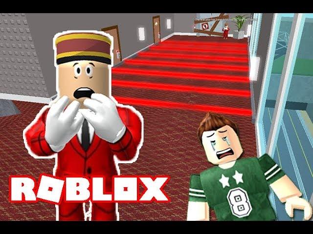 الهروب من الفندق و المدير المجنون فى لعبة roblox !!