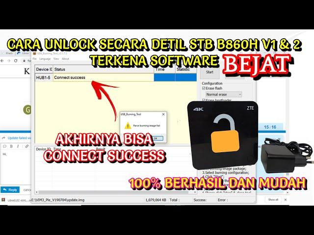 CARA UNLOCK STB B860H VERSI 1 & 2 YANG TERKENA FIRMWARE BEJAT | SECARA DETIL | 100% MUDAH