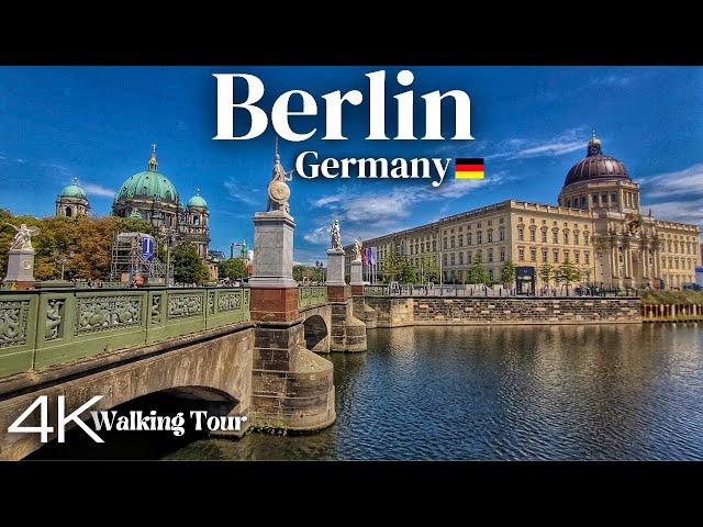 Berlin, Germany Summer Walking Tour 2023 - 4K UHD