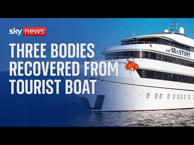 Three bodies found after tourist boat sinks off Egypt coast