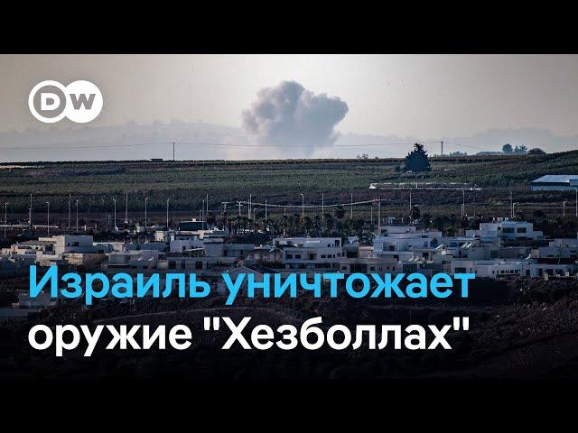 Удары по Ливану: Израиль заявляет, что уничтожает арсеналы "Хезболлах", накопленные за десятилетия