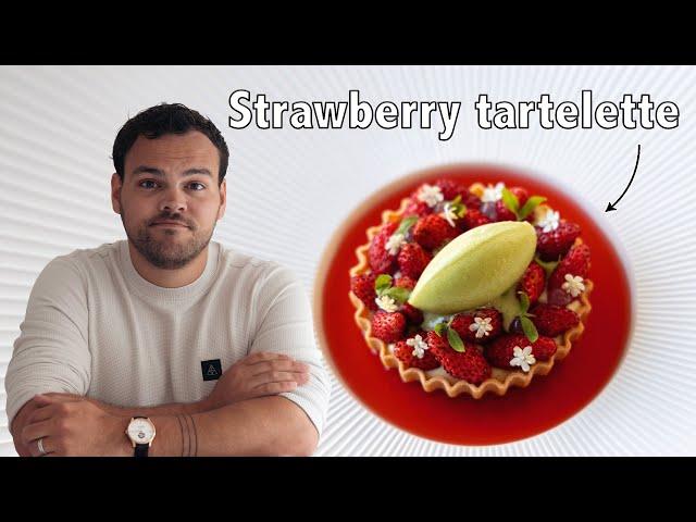 The Perfect Strawberry & Elderflower Dessert! Fine Dining Pastry Recipes & Michelin Techniques