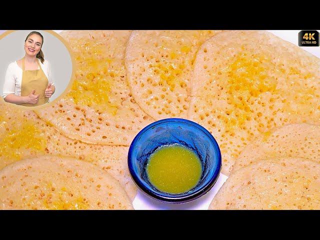 Baghrir Moroccan Pancakes Recipe  How To Make Easy Moroccan Pancakes (Baghrir)