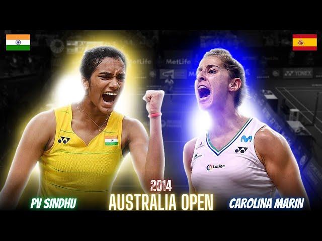 Carolina Marin(SPN) vs PV Sindhu(IND) Badminton Match Highlights | Revisit Crazy Australia Open 2014