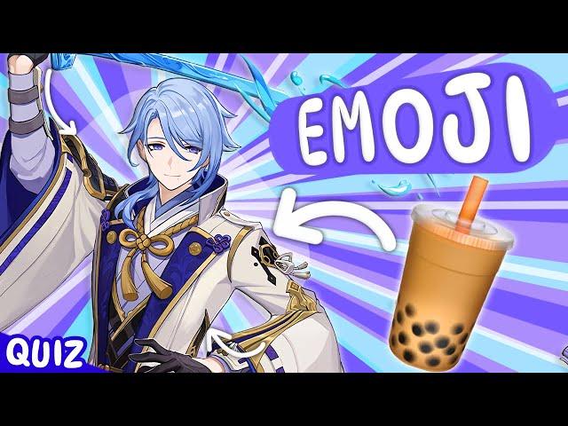 GUESS GENSHIN IMPACT CHARACTERS BY EMOJI [QUIZ]