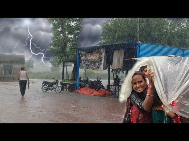 Very Heavy Rain In the Village Side of Pakistan | Nomadic Life | Village Life Pakistan