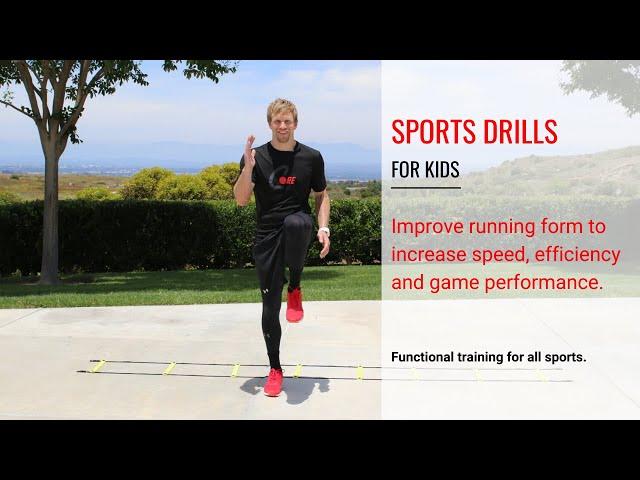 Kids Athletic Sports Training: Improve Running Form to Increase Speed, Efficiency, Game Performance