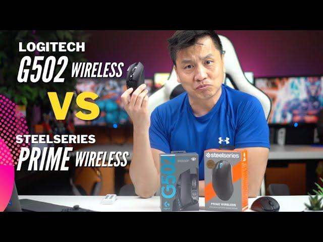 IN-DEPTH GAMING MOUSE COMPARISON - Logitech G502 Wireless VS SteelSeries Prime Wireless