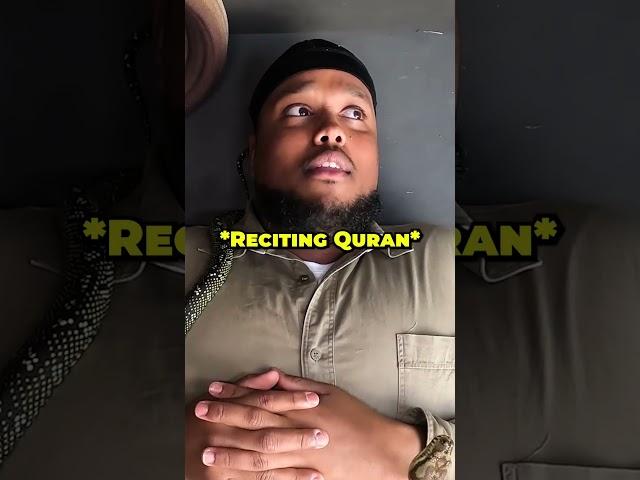 Chunkz beautiful voice reciting Quran 