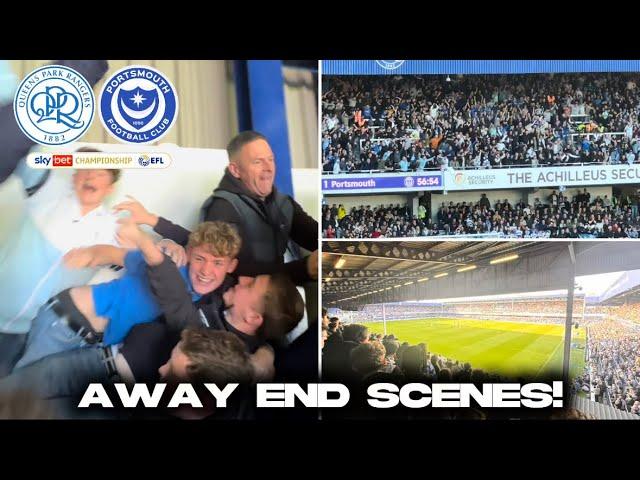 AWAY END MAYHEM as PORTSMOUTH EARN THEIR FIRST WIN! | QPR Vs Portsmouth *VLOG*