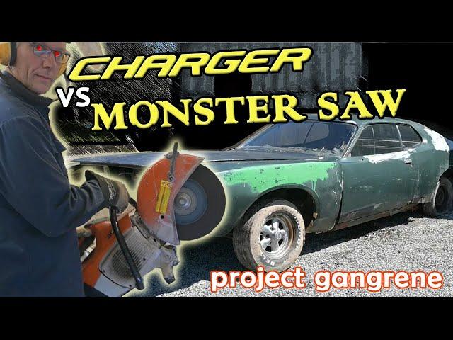 CHOPPING UP a Dodge Charger to SAVE it From - Itself!  New Build Begins