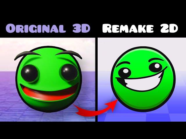 FIRE IN THE HOLE Original 3D VS 2D Animation