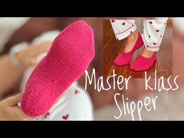 A SIMPLE MODEL OF KNITTING slipper/ for beginners. Detailed masterclass. Knitting socks.