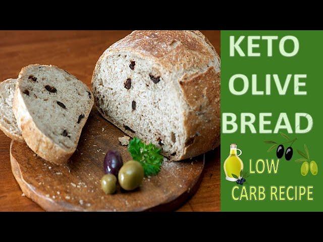 KETO OLIVE BREAD | Easy Low Carb Recipe 🫒