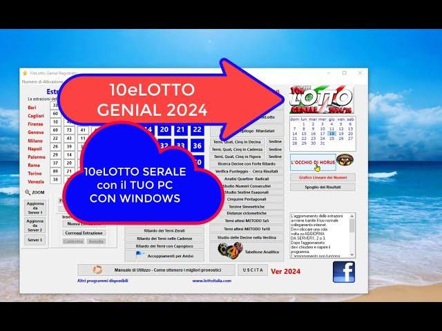 10eLotto HORUS... l'assoluto !!  DA VEDERE è il TOP per Windows