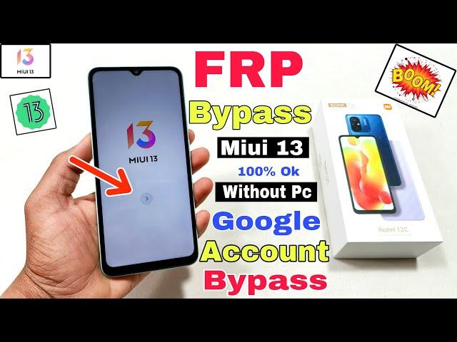 Redmi 12c Frp Bypass | New Solution | Redmi 12c Google Account Bypass Without Pc |