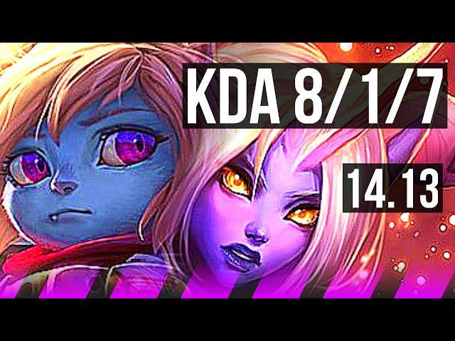 POPPY & Vayne vs SORAKA & Twitch (SUP) | Rank 4 Poppy, 8/1/7, Godlike | EUNE Challenger | 14.13