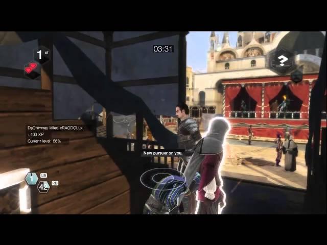 Wanted Assassin's Creed: Brotherhood Multiplayer Gameplay 5