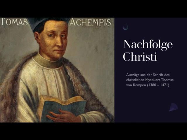 Die Nachfolge Christi (Auszüge) | Thomas von Kempen