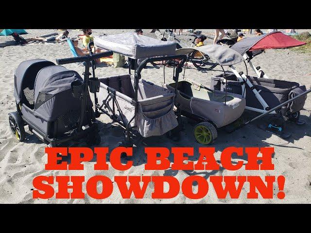 ULTIMATE Beach Stroller Wagon Showdown! Veer/Jeep/Hauck Wagons ft. Pronto