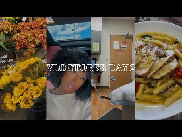 vlogtober 2: getting my checked out + she think I’m rich or something + trying a new recipe 