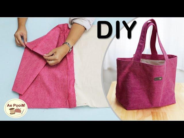 DIY Daily Tote Bag, very easy making