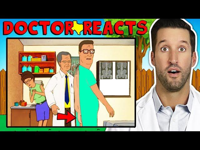 ER Doctor REACTS to Hilarious King of the Hill Medical Scenes