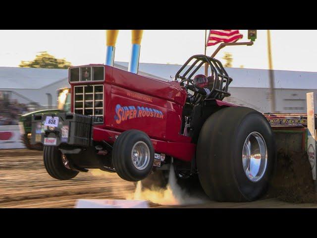 2023 Tractor Pulling: Super Stock Diesel Tractors: The Pullers Championship. both sessions.