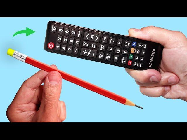 Take a Common Pencil and Fix All Remote Controls in Your Home! How to Repair TV Remote Control!