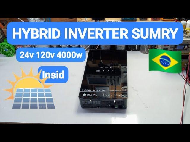 HYBRID INVERTER SUMRY 24V 120V 4000W  INSID