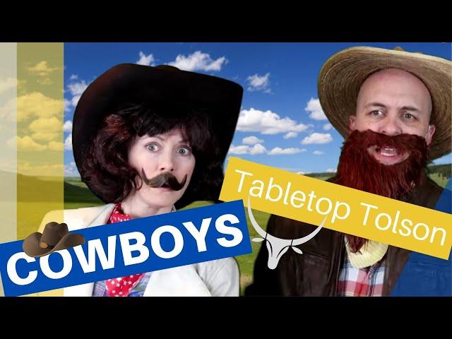 COWBOYS Cross Paths on the Great Western Trail in a Tabletop Tolson Dot Com Commercial!