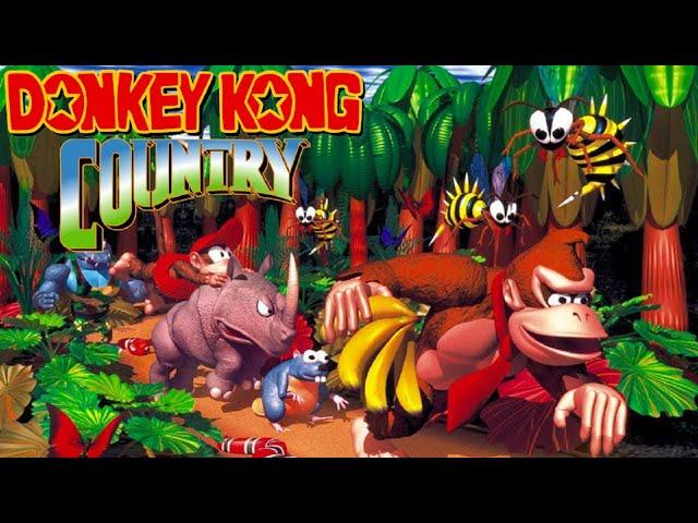 Donkey Kong Country - Full Game 101% Walkthrough