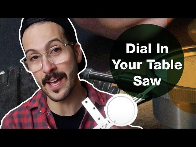 Dial In Your Table Saw with iGaging